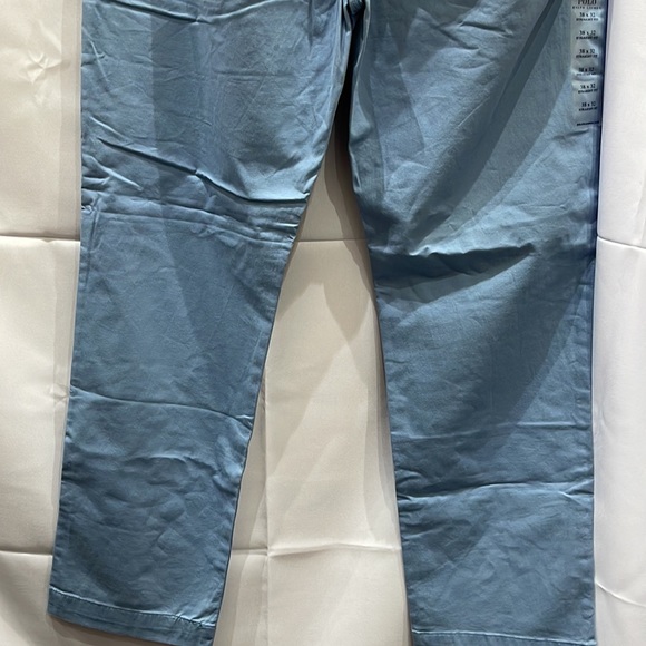 BNWT Polo Ralph Lauren Mens Polo pant 38x32" L Classic fit powder Blue - Picture 8 of 9